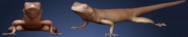 3D мадэль Мадагаскарский геккон (STL)